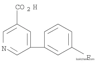 Molecular Structure of 181705-88-4 (5-(3-FLUOROPHENYL)NICOTINIC ACID)